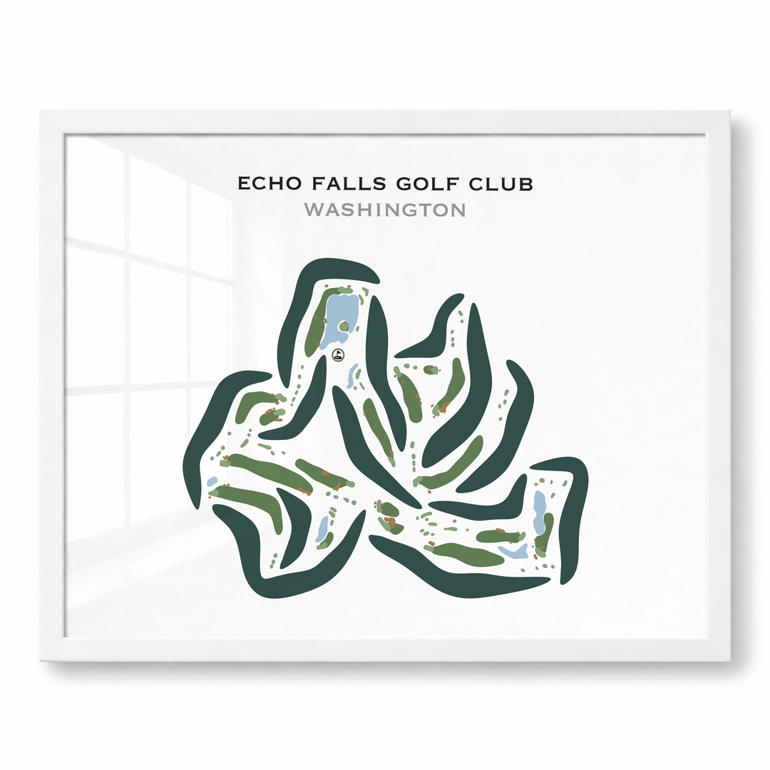 Echo Falls Golf Club, Washington - Printed Golf Courses