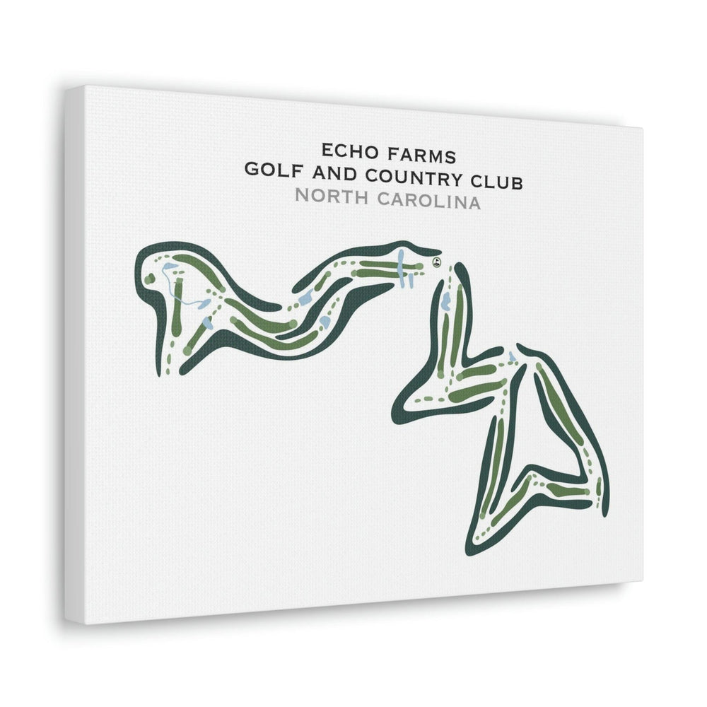 Echo Farms Golf & Country Club, North Carolina - Printed Golf Courses - Golf Course Prints