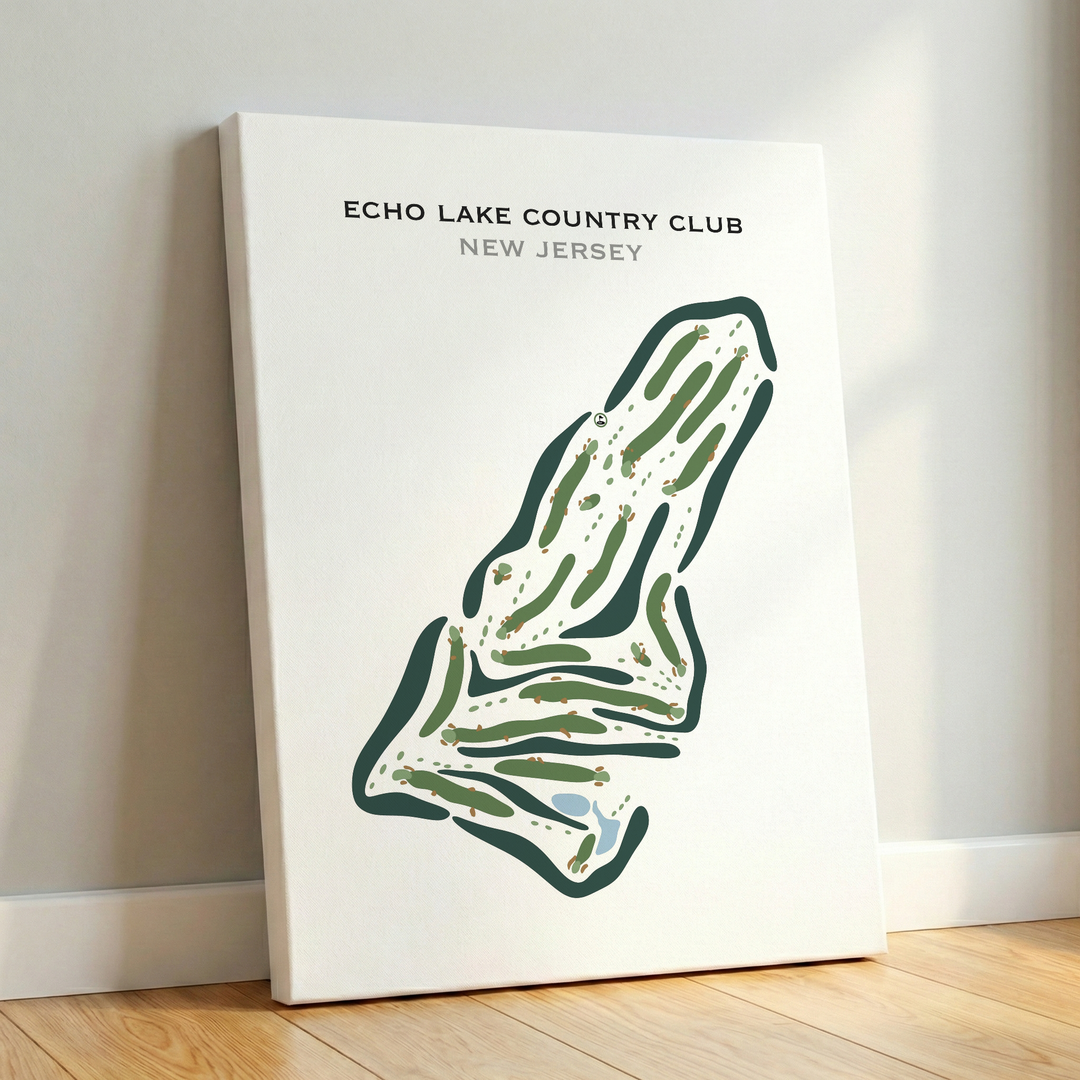 Echo Lake Country Club, New Jersey - Printed Golf Courses