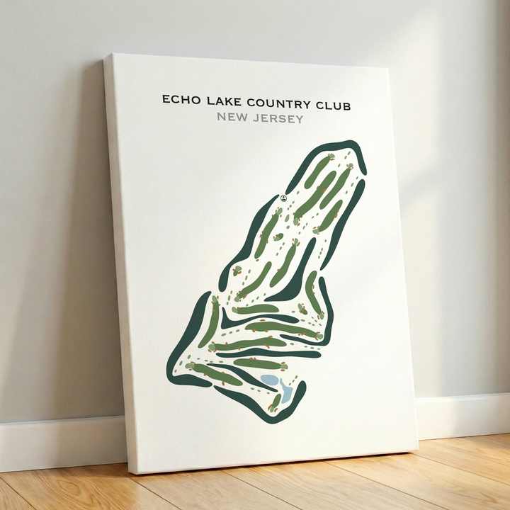 Echo Lake Country Club, New Jersey - Printed Golf Courses