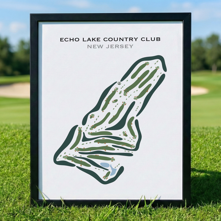 Echo Lake Country Club, New Jersey - Printed Golf Courses
