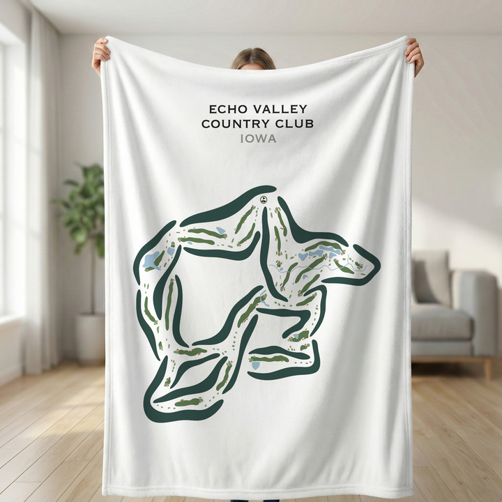 Echo Valley Country Club, Iowa - Printed Golf Courses