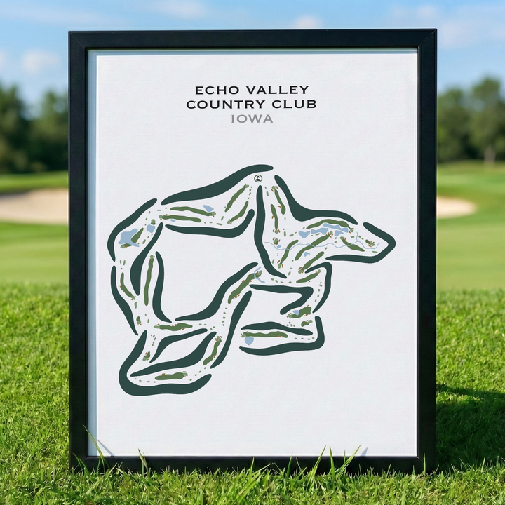 Echo Valley Country Club, Iowa - Printed Golf Courses