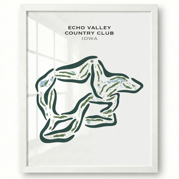 Echo Valley Country Club, Iowa - Printed Golf Courses