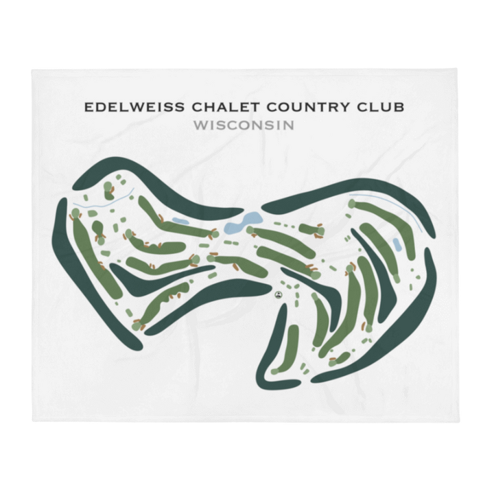 Edelweiss Chalet Country Club, Wisconsin - Printed Golf Course