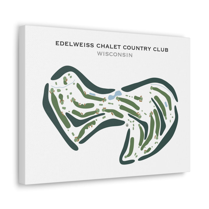 Edelweiss Chalet Country Club, Wisconsin - Printed Golf Course