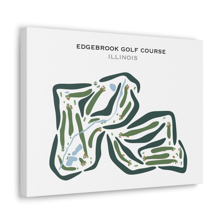 Edgebrook Golf Course, Sandwich, Illinois - Printed Golf Courses