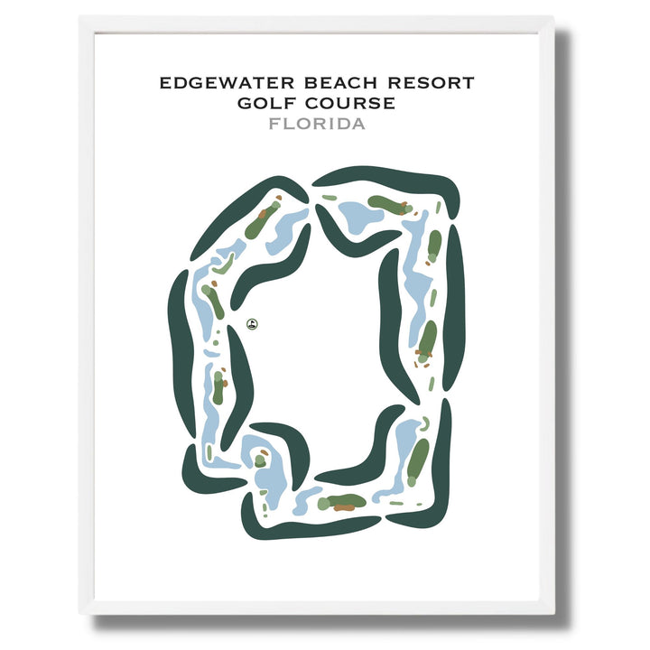 Edgewater Beach Resort & Golf Course, Florida - Printed Golf Courses