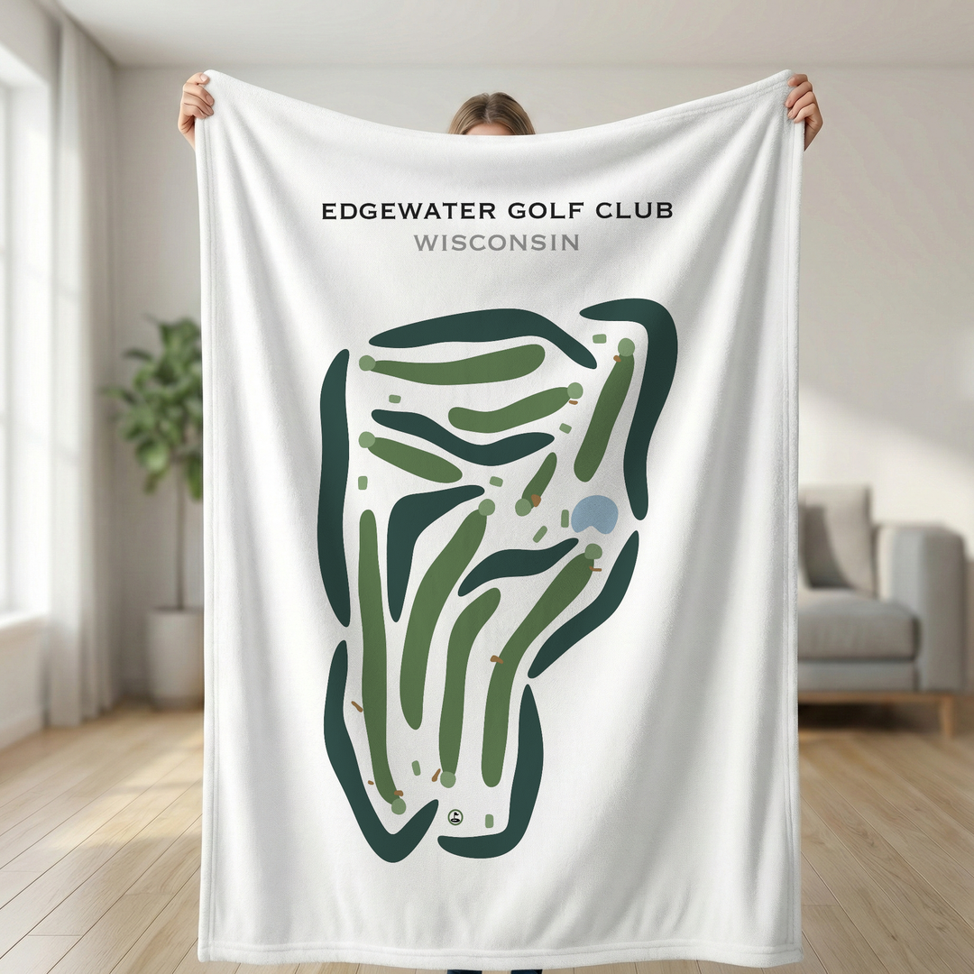 Edgewater Golf Club, Wisconsin - Printed Golf Courses