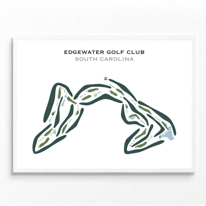 Edgewater Golf Club, South Carolina - Printed Golf Courses