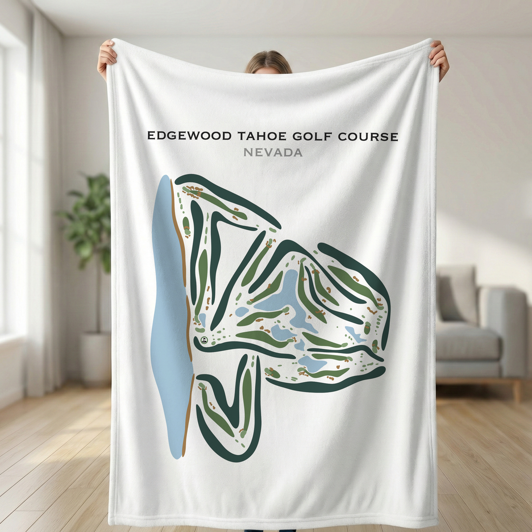 Edgewood Tahoe Golf Course, Nevada - Printed Golf Courses