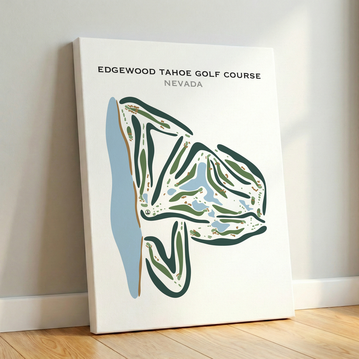 Edgewood Tahoe Golf Course, Nevada - Printed Golf Courses