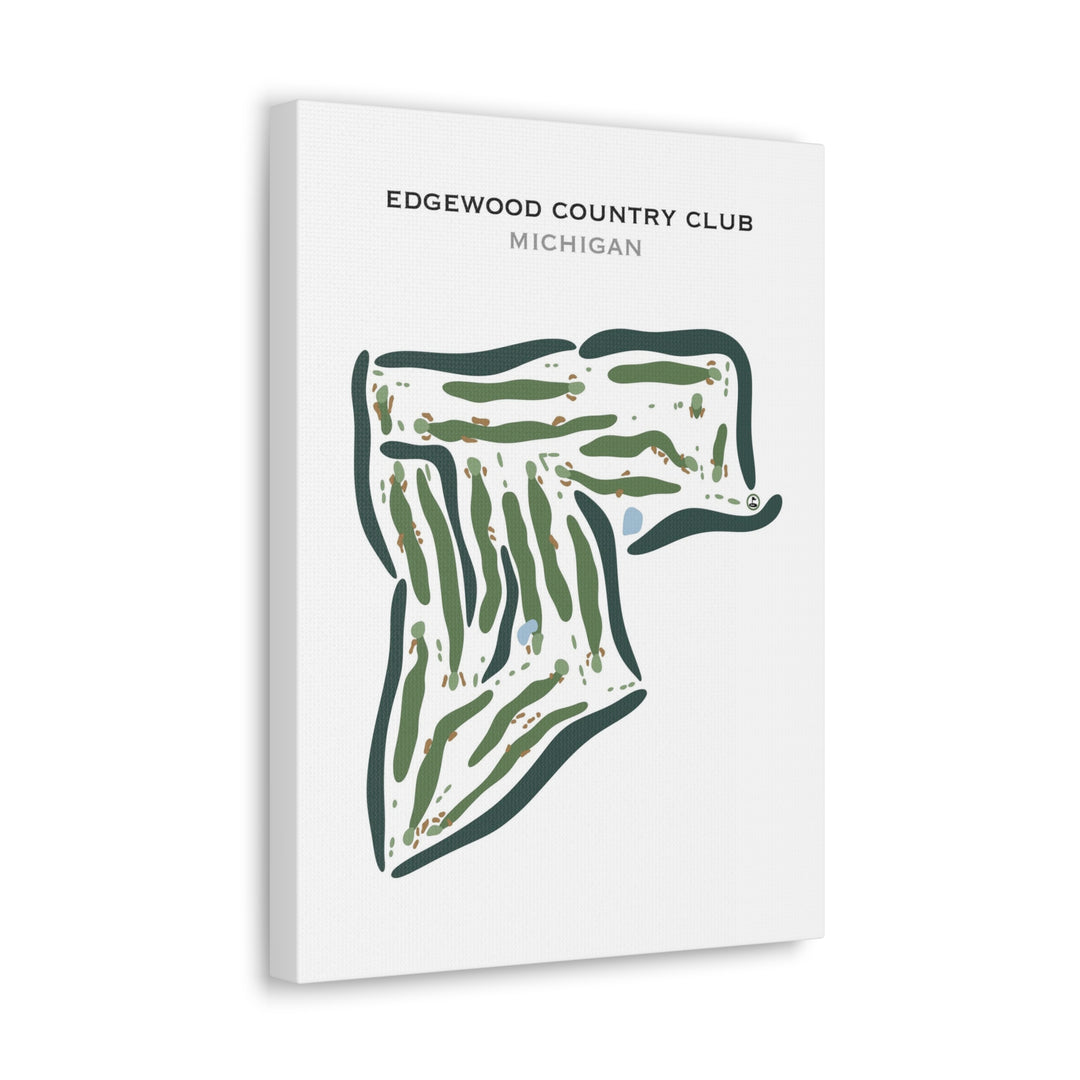Edgewood Country Club, Michigan - Printed Golf Courses