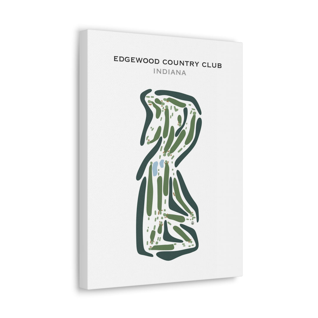 Edgewood Country Club, Indiana - Printed Golf Courses