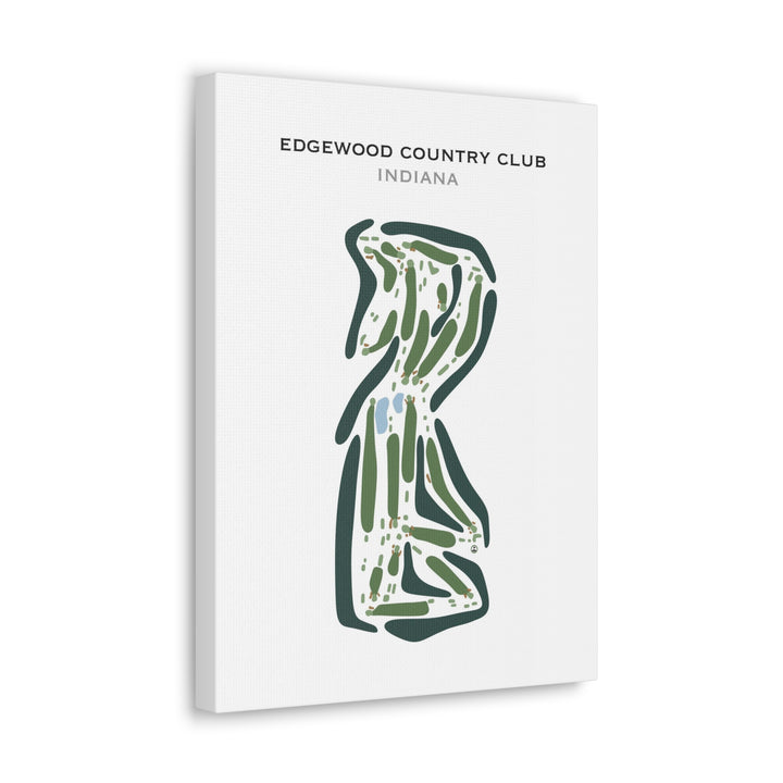 Edgewood Country Club, Indiana - Printed Golf Courses