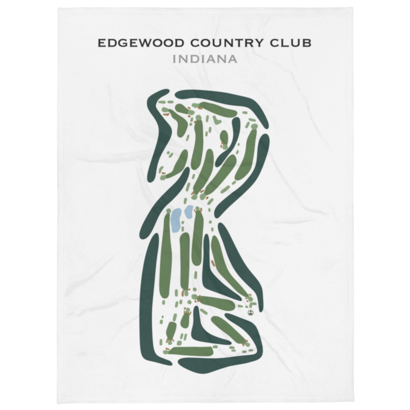 Edgewood Country Club, Indiana - Printed Golf Courses