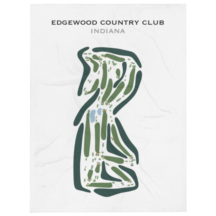 Edgewood Country Club, Indiana - Printed Golf Courses