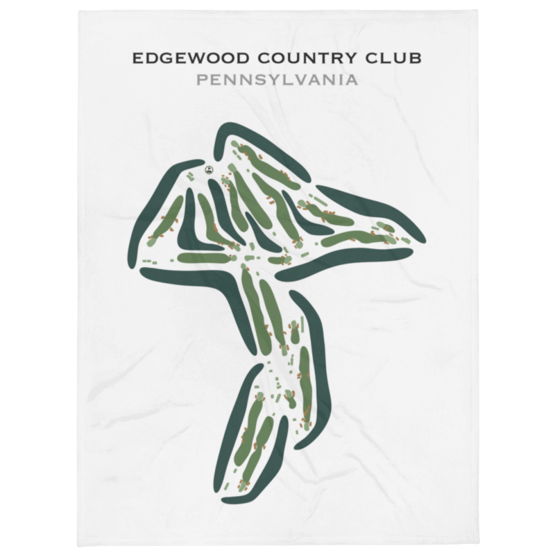 Edgewood Country Club, Pennsylvania - Printed Golf Courses