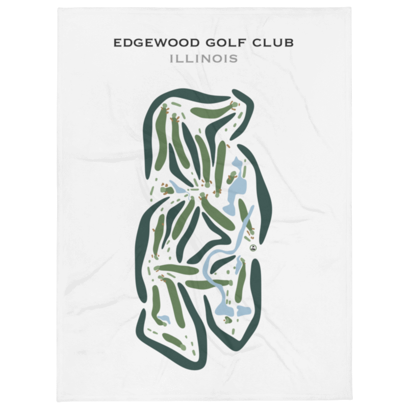 Edgewood Golf Club, Illinois - Printed Golf Courses