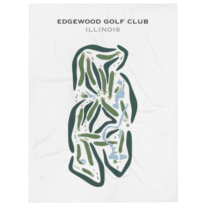 Edgewood Golf Club, Illinois - Printed Golf Courses