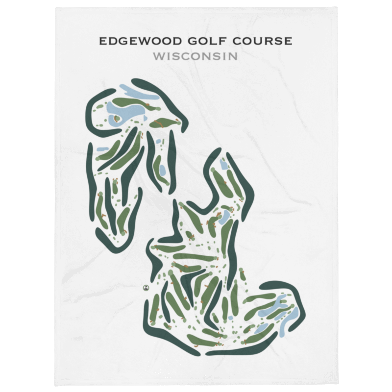 Edgewood Golf Course, Wisconsin - Printed Golf Course