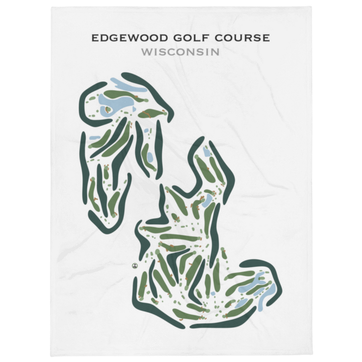 Edgewood Golf Course, Wisconsin - Printed Golf Course