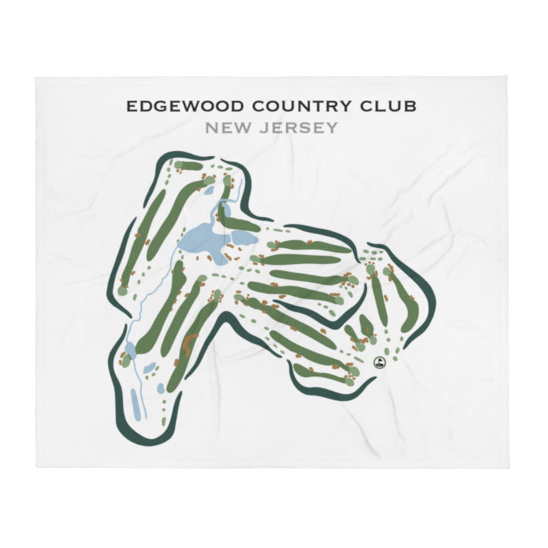 Edgewood Country Club, New Jersey - Printed Golf Courses