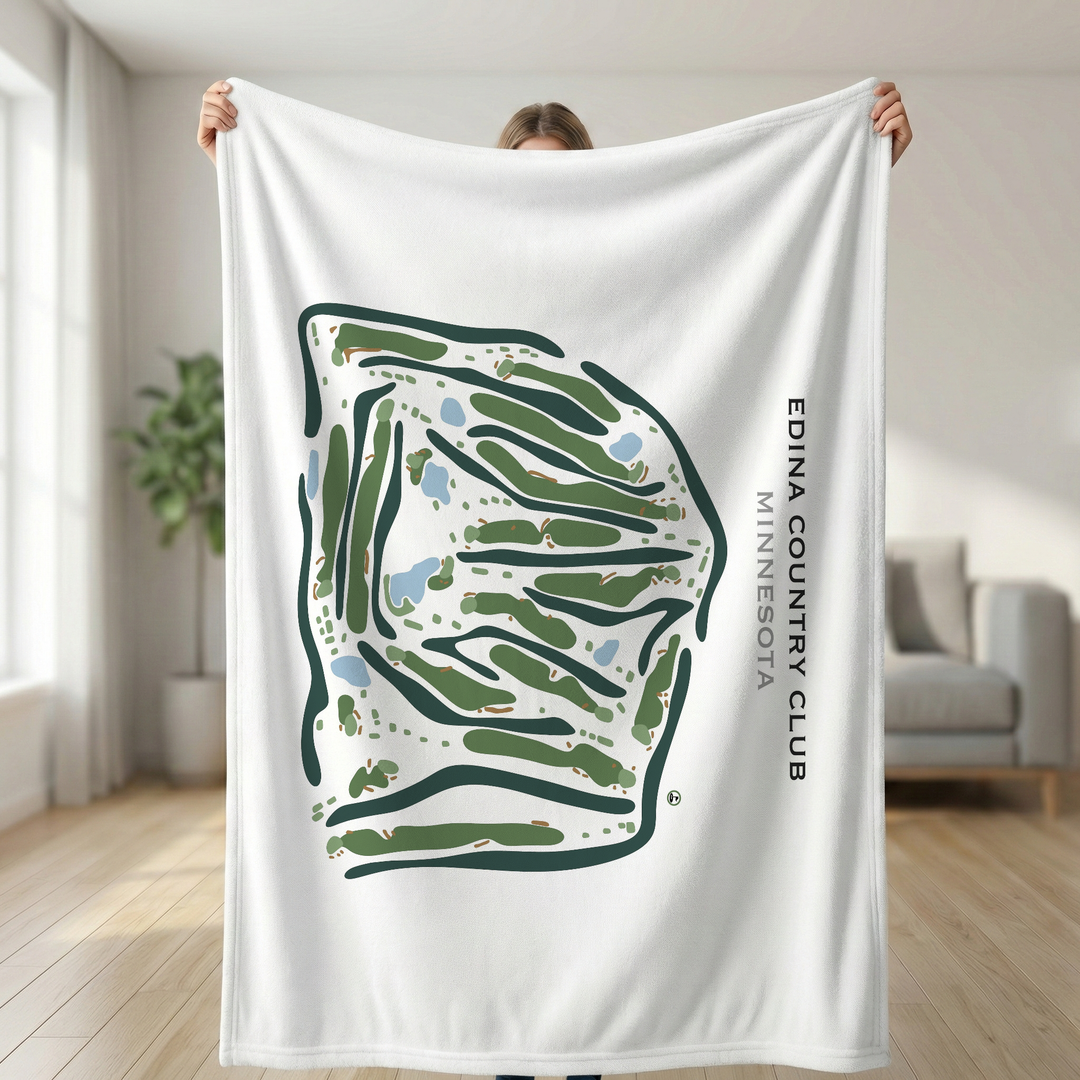 Edina Country Club, Minnesota - Printed Golf Course