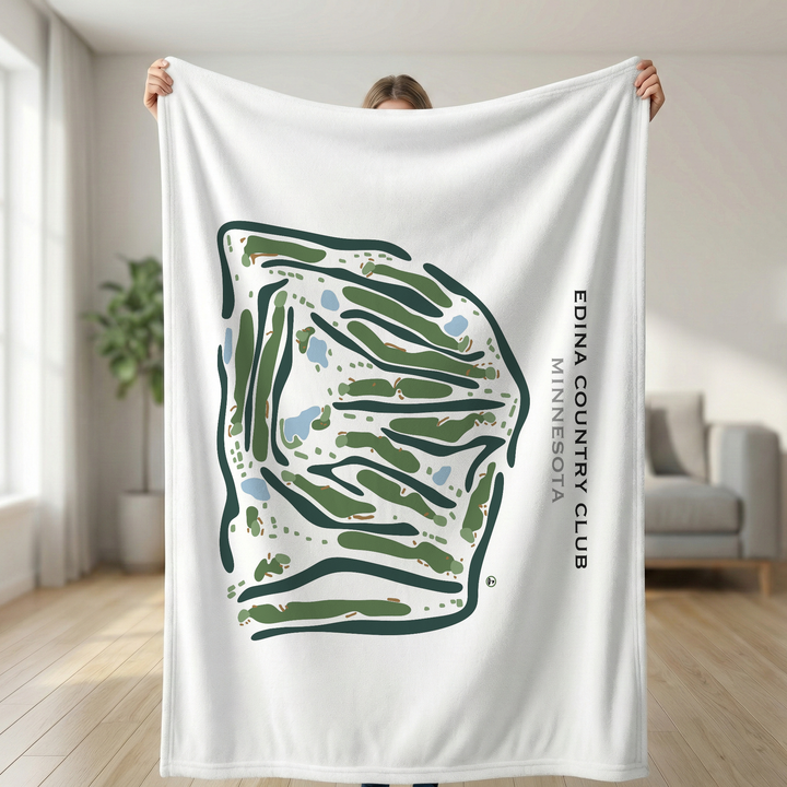 Edina Country Club, Minnesota - Printed Golf Course