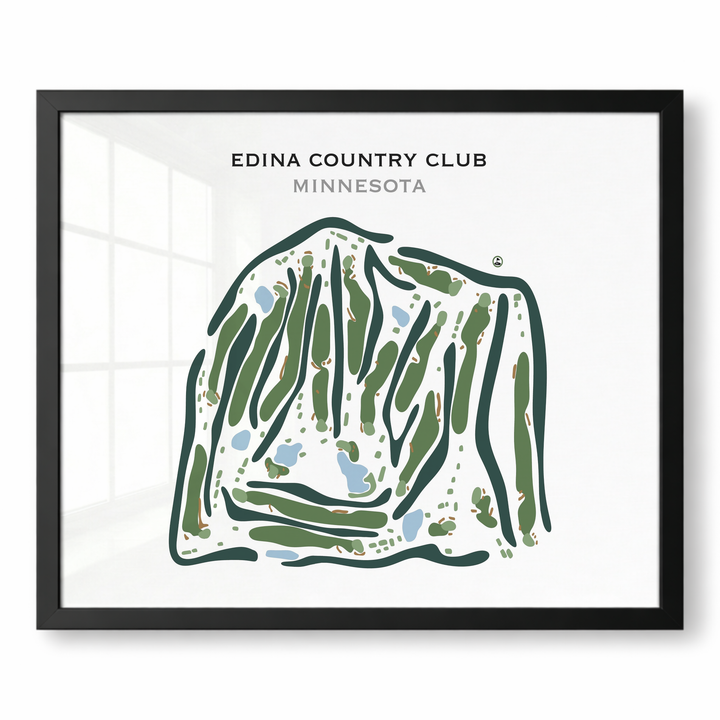 Edina Country Club, Minnesota - Printed Golf Course