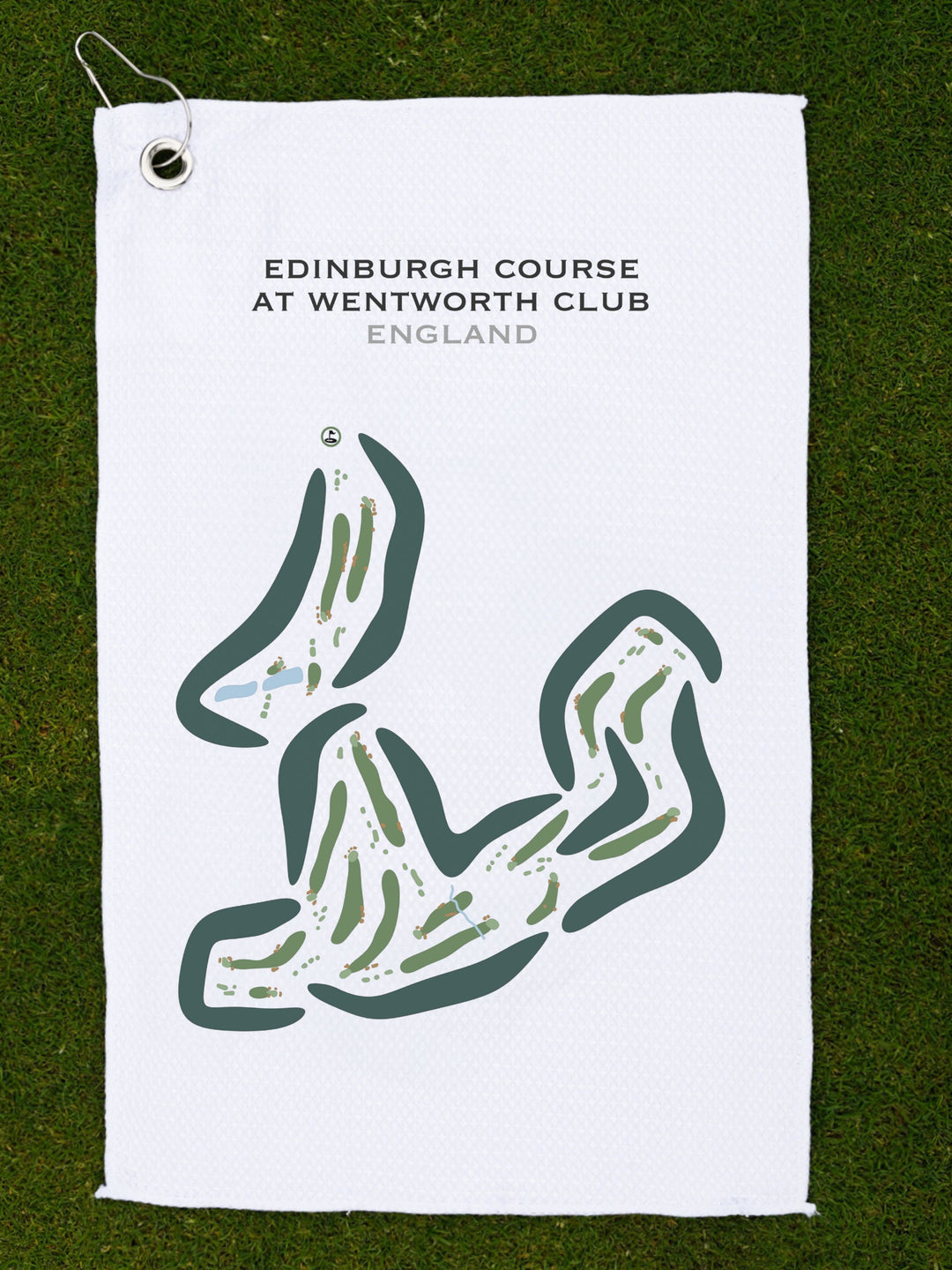 Edinburgh Course at Wentworth Golf Club, England - Printed Golf Courses