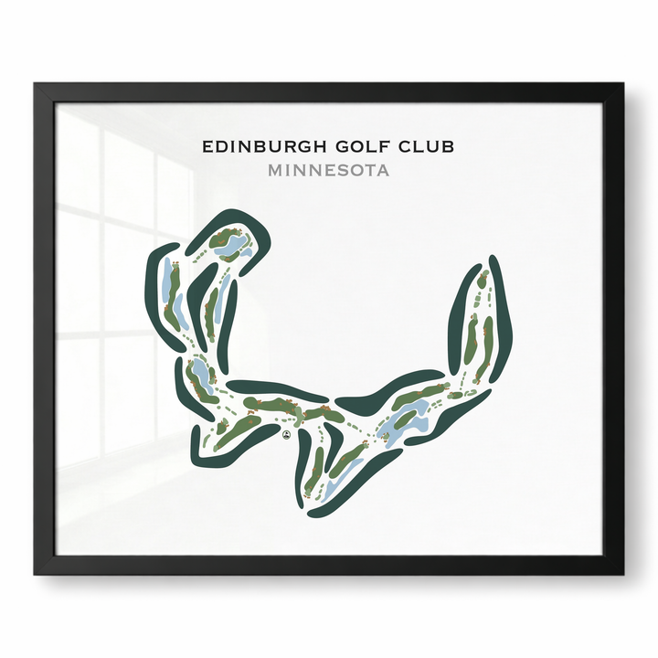 Edinburgh Golf Club, Minnesota - Printed Golf Courses