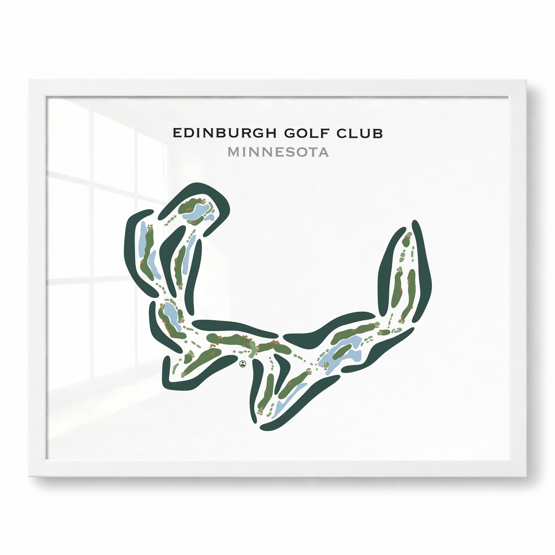 Edinburgh Golf Club, Minnesota - Printed Golf Courses