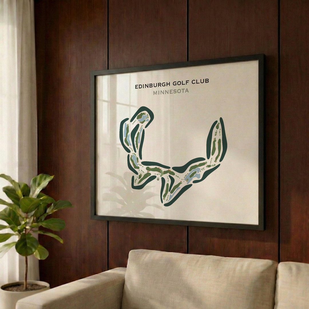 Edinburgh Golf Club, Minnesota - Printed Golf Courses
