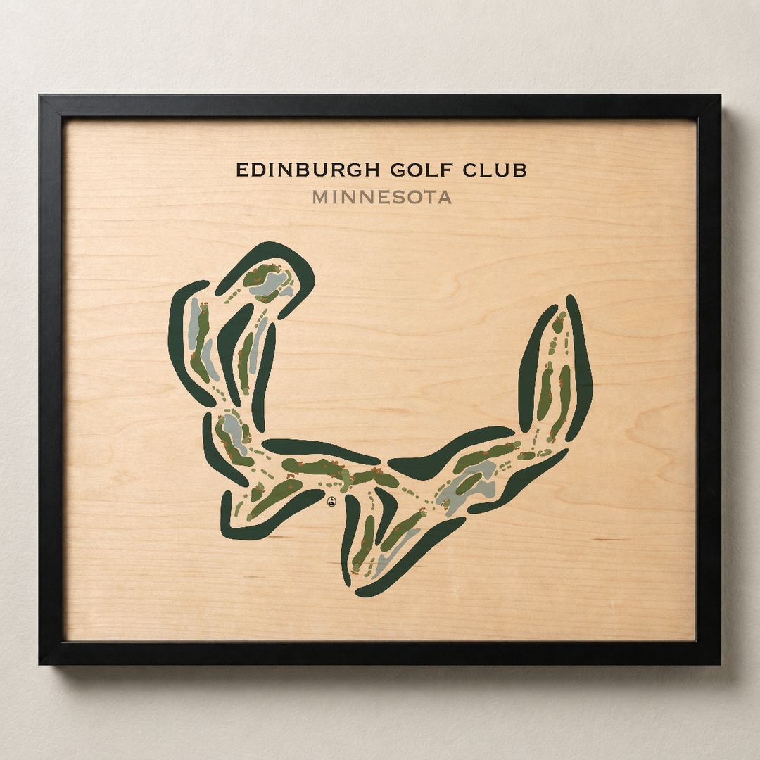 Edinburgh Golf Club, Minnesota - Printed Golf Courses