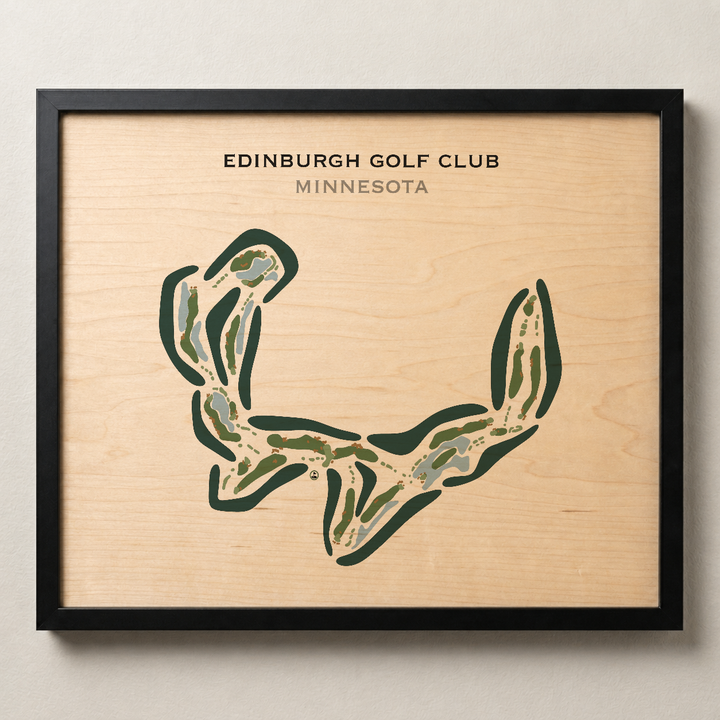 Edinburgh Golf Club, Minnesota - Printed Golf Courses
