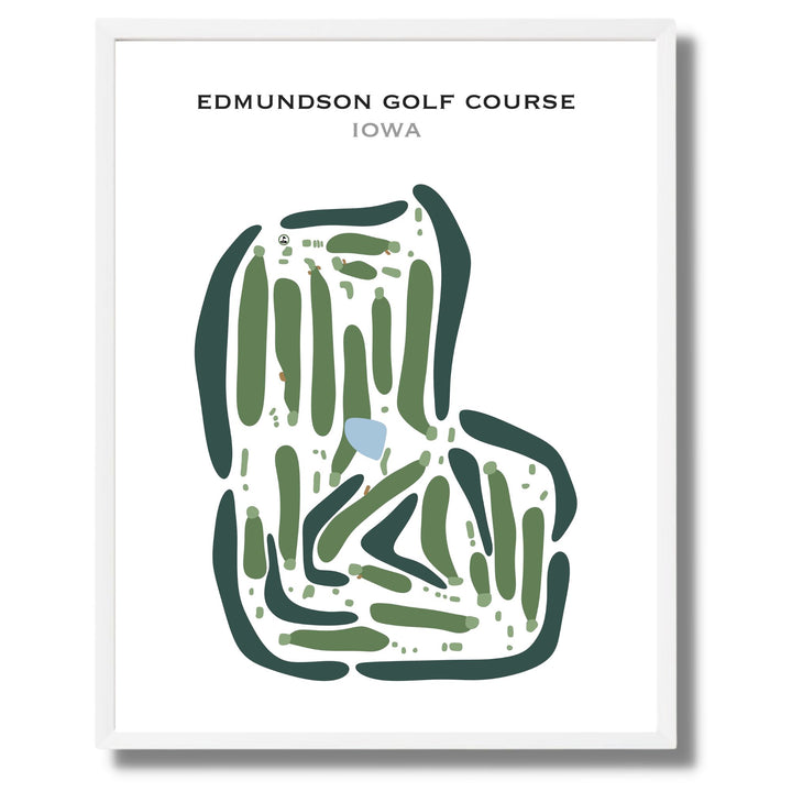 Edmundson Golf Course, Iowa - Printed Golf Courses