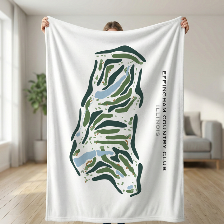 Effingham Country Club, Illinois - Printed Golf Course