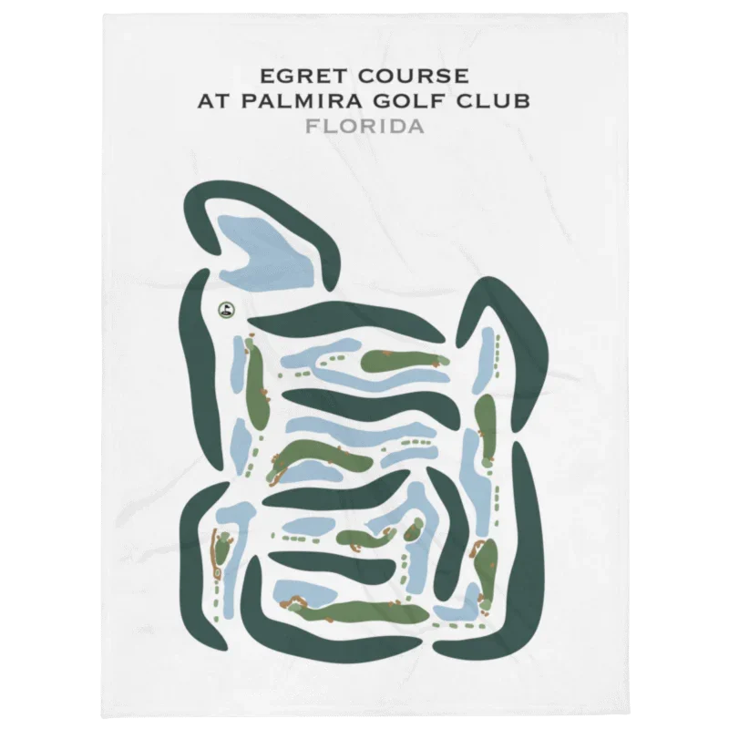 Egret Course at Palmira Golf Club, Florida - Printed Golf Courses
