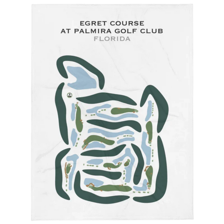 Egret Course at Palmira Golf Club, Florida - Printed Golf Courses