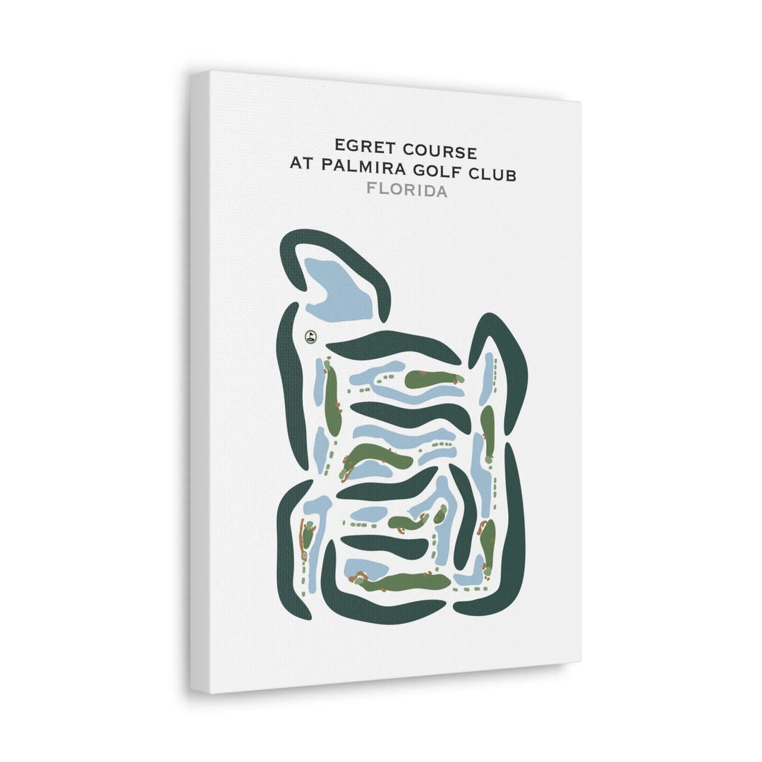 Egret Course at Palmira Golf Club, Florida - Printed Golf Courses