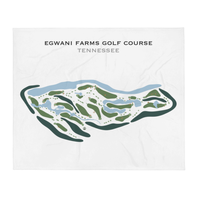 Egwani Farms Golf Course, Tennessee - Printed Golf Courses