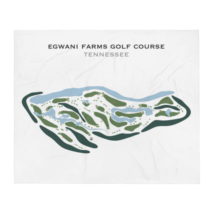 Egwani Farms Golf Course, Tennessee - Printed Golf Courses