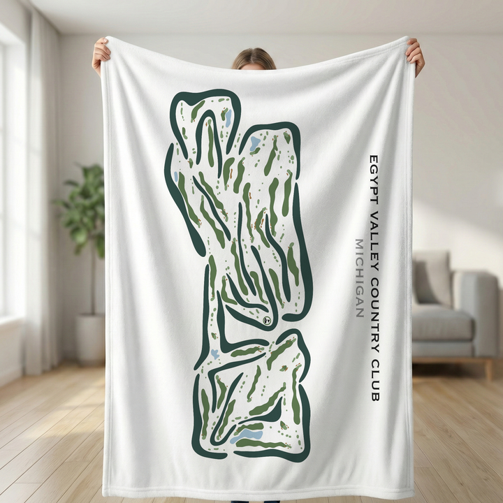 Egypt Valley Country Club, Michigan - Printed Golf Courses