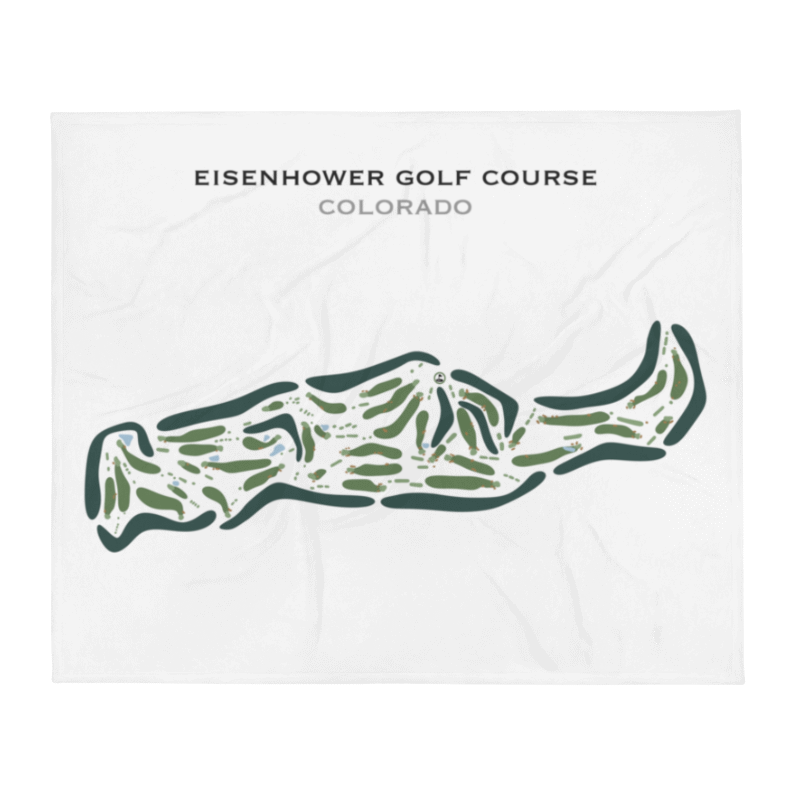 Eisenhower Golf Course, Colorado - Printed Golf Courses