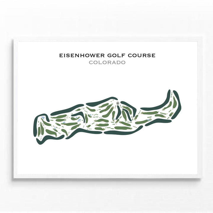 Eisenhower Golf Course, Colorado - Printed Golf Courses