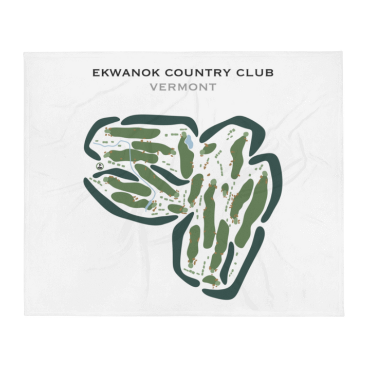 Ekwanok Country Club, Vermont - Printed Golf Courses