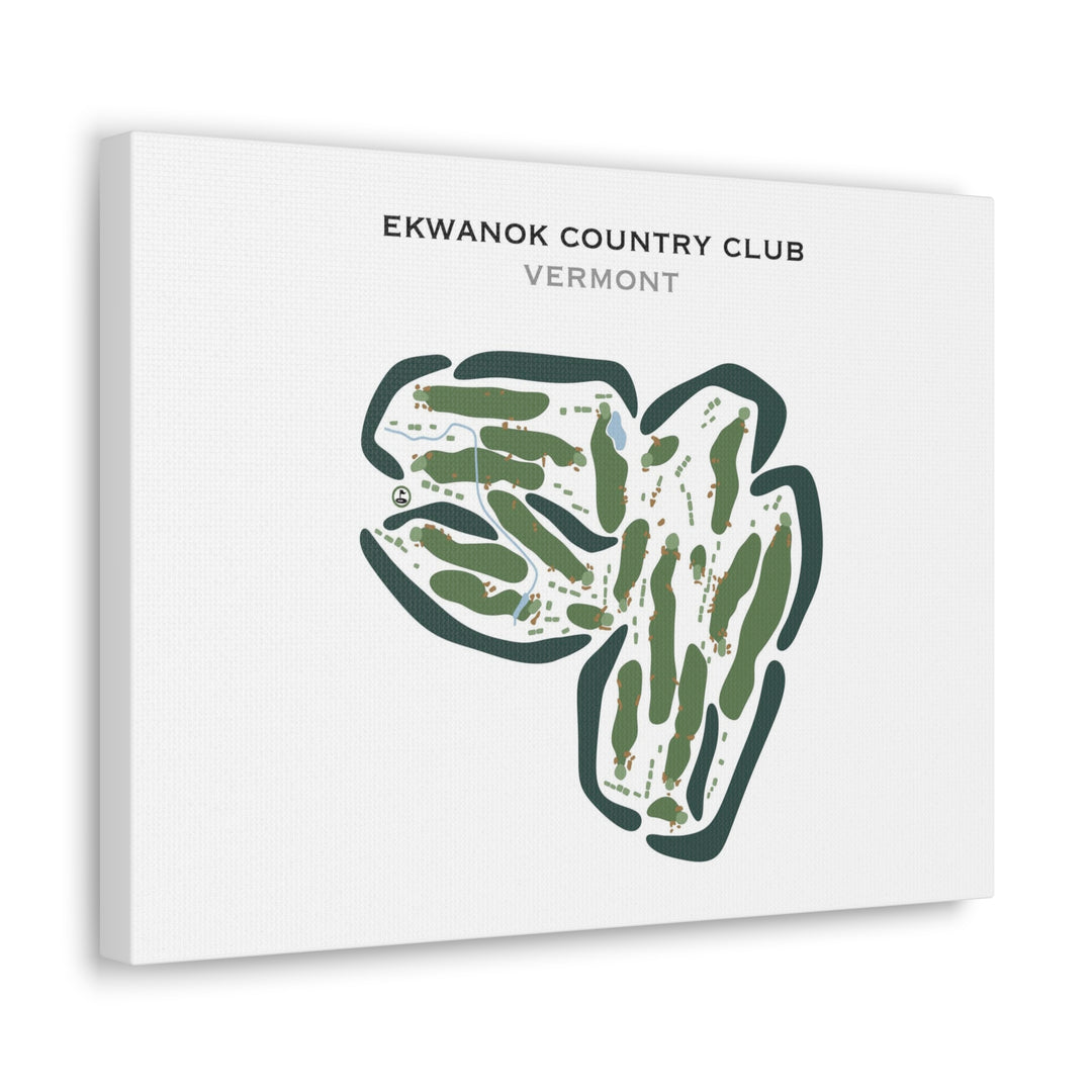 Ekwanok Country Club, Vermont - Printed Golf Courses