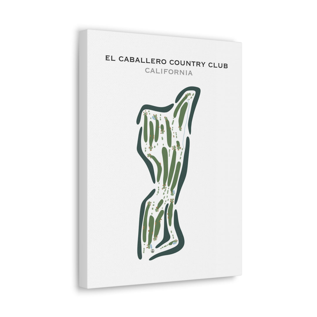 El Caballero Country Club, California - Printed Golf Course