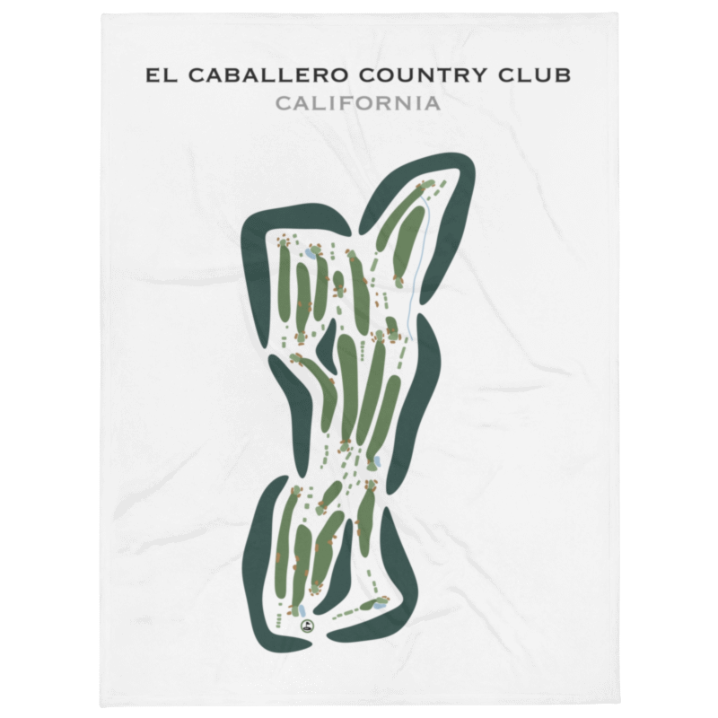 El Caballero Country Club, California - Printed Golf Courses